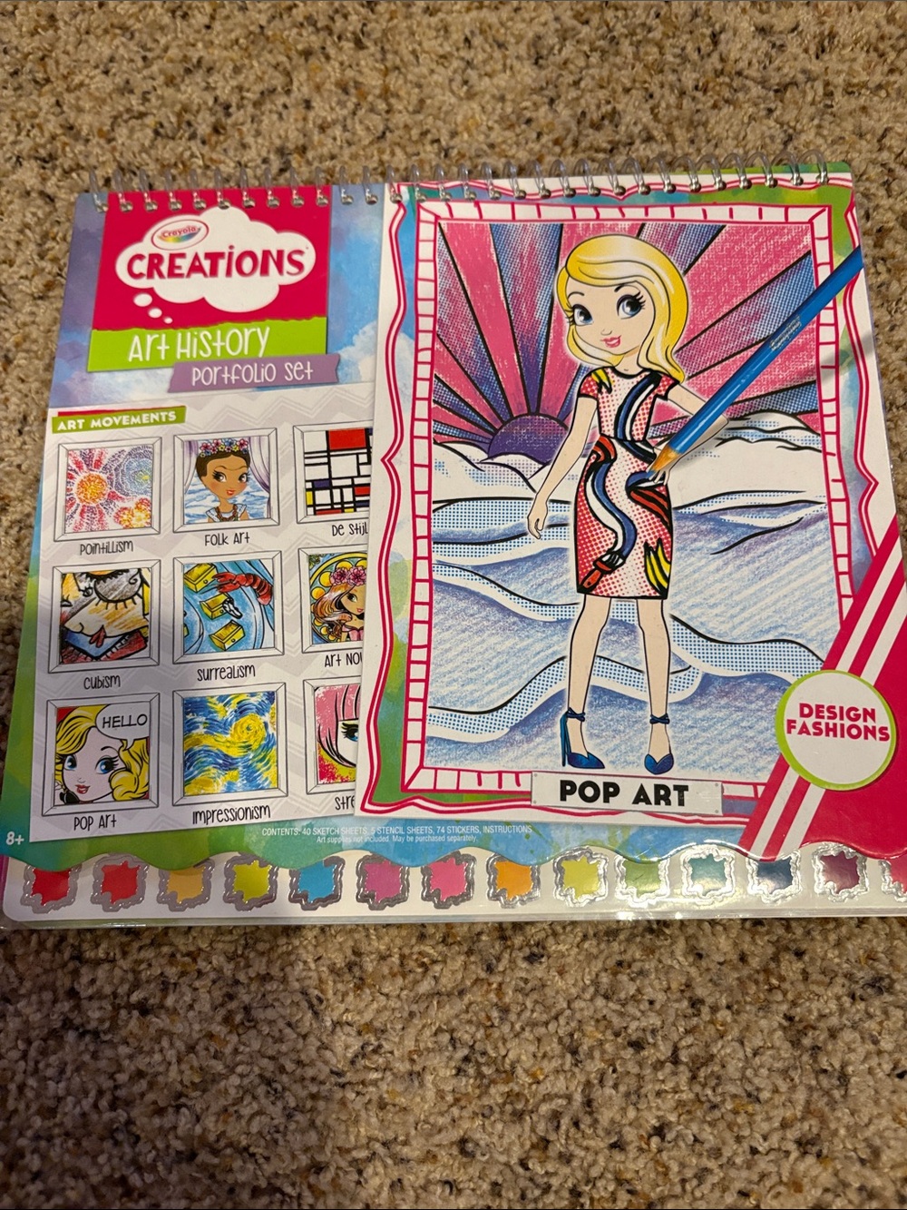 Crayola Creations Pop Art Design Fashions -